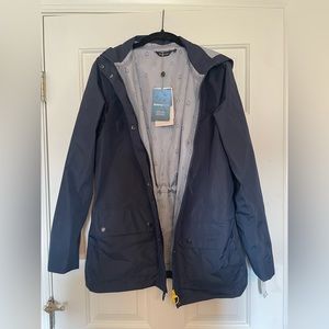 Women’s Barbour Navy Rain Jacket Size 8